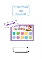 Aperçu - Feuilles d'exercices - Comprendre une fraction - Ateliers - Page de couverture