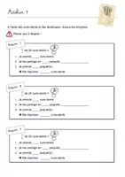 Aperçu - Feuilles d'exercices - Comprendre une fraction - Ateliers - Page 1