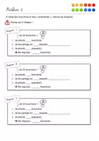 Aperçu - Feuilles d'exercices - Comprendre une fraction - Ateliers - Page 2