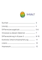 Vorschau - Arbeitsblätter - Suchsel Englisch Suchsel Ostern - English Easter - word search puzzle - 1 || Englisch Freiarbeitsmaterial - Englisch Vertretung - Seite 1