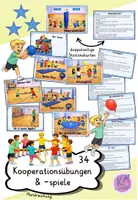 Vorschau - Spiele - Gemeinsam statt gegeneinander – 34 Kooperationsspiele für die Grundschule - Deckblatt