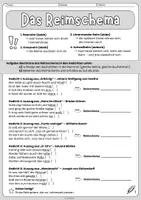 Vorschau - Arbeitsblätter - Reimschema - dreifach differenziertes Übungsmaterial - Sachtext, Arbeitsblätter und Lösungen - Sekundarstufe 1 - ab Klasse 6 - Seite 3