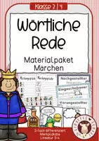 Vorschau - Unterrichtsreihen - Wörtliche Rede - SPARPAKET - Seite 1