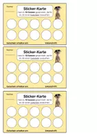 Vorschau - Bildkarten - Belonungssystem - Sonnen, Positive Verstärkung - Deckblatt