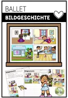 Vorschau - Arbeitsblätter - Bildgeschichte - Tafelmaterial - Ballet - Tanzstunden - Deckblatt