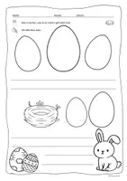 Vorschau - Arbeitsblätter - Osterferien - Bericht und Malaufgabe - Seite 2