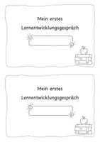 Vorschau - Anderer Materialtyp - Heft zum 1. Lernentwicklungsgespräch - Seite 1