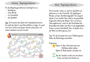 Vorschau - Spiele - Buchstabenspiel C - Regenbogenwettrennen Klasse 1 - Seite 1