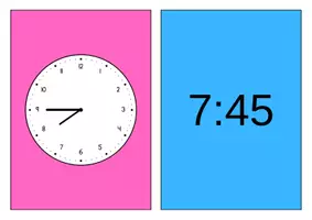Προεπισκόπηση - Flashcards - Η εκμάθηση της ώρας, flashcards - Σελίδα 3