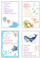 Vorschau - Bildkarten - Wünsche zu den Sommerferien - Kärtchen - Deckblatt