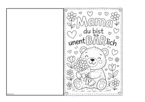 Vorschau - Arbeitsblätter - Muttertag- Geschenk basteln - Seite 3