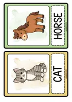 Aperçu - Préparation de séance / Séance complète - Farm animals (Flashcards + Domino) - Page 3
