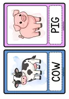 anteprima - Flashcard - Farm animals (Flashcards + Domino) - Pagina 2