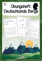 Vorschau - Arbeitsblätter - Übungsheft: Deutschlands Berge - Deckblatt