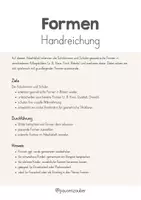 Vorschau - Arbeitsblätter - Formen erkennen - Arbeitsblatt - Seite 2