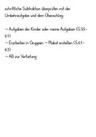 Vorschau - Arbeitsblätter - schriftliche Subtraktion UmkehraufgabeÜberschlag - Seite 2