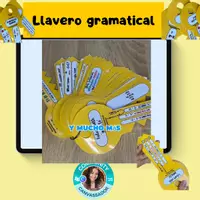 Vista previa - Refuerzo / NEE / Materiales de apoyo - Llavero gramatical Inglés en Primaria - Portada