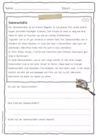 Vorschau - Arbeitsblätter - Sachtext Siebenschläfer - Seite 3