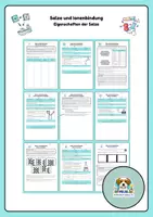 Vorschau - Arbeitsblätter - experimentelle Untersuchung der Eigenschaften von Salze - Deckblatt