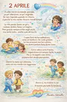 anteprima - Testo - Giornata mondiale dell'autismo, un cuore arcobaleno - Pagina di copertina