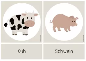 Vorschau - Bildkarten - Bauernhoftiere: Wortschatzkarten - Bildkarten (Bauernhof) - Seite 2