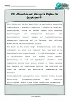 Vorschau - Arbeitsblätter - Egoshooter – eine Gefahr für Jugendliche? – Textverständnis & Rechtschreibung Abschlussprüfung Deutsch 2027 RS BW - Seite 1