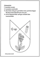 Vorschau - Mal- und Bastelvorlagen - Frühblüher Ecklesezeichen Schlüsselblume zum Ausmalen und Basteln - Seite 2