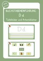 Vorschau - Arbeitsblätter - Buchstabeneinführung D d (Tafelbilder und Arbietsblätter) - Deckblatt
