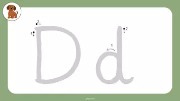 Vorschau - Arbeitsblätter - Buchstabeneinführung D d (Tafelbilder und Arbietsblätter) - Seite 3