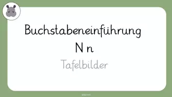 Vorschau - Arbeitsblätter - Buchstabeneinführung N n (Tafelbilder und Arbeitsblätter) - Seite 2
