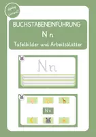 Vorschau - Arbeitsblätter - Buchstabeneinführung N n (Tafelbilder und Arbeitsblätter) - Deckblatt