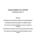 Vorschau - Unterrichtsreihen - Corpus Delicti von Juli Zeh (Arbeitsheft) - Seite 1