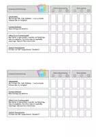 Vorschau - Anderer Materialtyp - Reflexionsbogen Heftführung: Selbsteinschätzung & Feedback (Smiley-System) - Seite 2