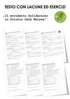 anteprima - Esercizi - Il movimento Solidarnosc in Polonia Lech Walesa - Pagina di copertina