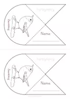 Vorschau - Mal- und Bastelvorlagen - Lesezeichenecke Zaunkönig Heimische Vögel - Seite 3