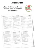 Vorschau - Unterrichtsreihen - Der Richter und sein Henker von Friedrich Dürrenmatt (Arbeitsheft) - Deckblatt