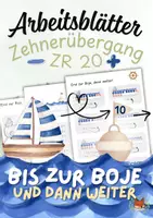 Vorschau - Arbeitsblätter - Materialpaket Zehnerübergang bis 20 – Bis zur Boje und dann weiter! - Seite 1
