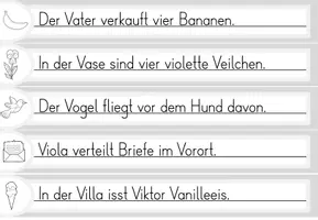 Vorschau - Arbeitsblätter - Laufdiktat Buchstabe Vv für die 1. Klasse - Seite 3