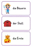 Vorschau - Arbeitsblätter - Laufdiktat Bauernhof (Klasse 1-2) - Seite 3
