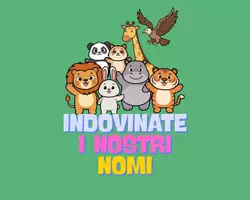 anteprima - Esercizi - INDOVINA I NOSTRI NOMI .Il mio Primo Gioco di Parole 12 schede illustrate - Pagina di copertina