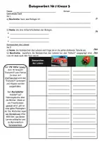 Vorschau - Arbeitsblätter - Klassenarbeit "Kennzeichen des Lebendigen" - Seite 3