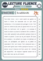 Aperçu - Fiches - Fiches lecture fluence et prosodie niveau 4 CE2 - Page 1