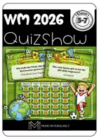 Vorschau - Spiele - Fußball WM 2026 Quizshow Klasse 5–7 - Deckblatt