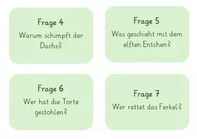 Vorschau - Arbeitsblätter - Detektiv*innenfragen "Die Torte ist weg" - Seite 2