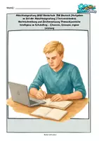 Vorschau - Arbeitsblätter - Paket: Textverständnis & Erörterung – Abschlussprüfung Deutsch 2027 RS BW - Seite 1