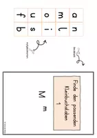 Vorschau - Arbeitsblätter - Klettmappen, Buchstaben untescheiden, Klettmappe, TEACCH, Groß- und Kleinbuchstaben - Seite 3