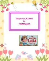 anteprima - Esercizi - MOLTIPLICAZIONI DI PRIMAVERA - Pagina 1