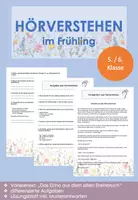 Vorschau - Arbeitsblätter - Paket Hörverstehen im Frühling – 3 frühlingshafte Hörverstehensübungen ür Klasse 5/6 (AFB I–III, DaZ-geeignet) - Seite 1