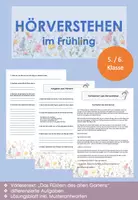 Vorschau - Arbeitsblätter - Hörverstehen im Frühling: „Das Flüstern im alten Garten“ – Hörgeschichte für Klasse 5/6 (inkl. Aufgaben; DaZ-geeignet) - Deckblatt