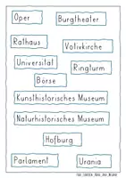 Vorschau - Bildkarten - Wiener Ringstraße, Gebäude + Quiz + A3 Plakat - Seite 1